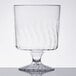 Fineline Flairware 2205 5.5 oz. 1-Piece Clear Plastic Wine Cup - 240/Case Main Thumbnail 2