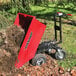 Magliner MHCSBA 0.22 Cubic Yard Motorized Hopper Cart with 13" Foam Filled Wheels and Dual Handle Bars (250 lb.) Main Thumbnail 1
