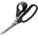 A close-up of ARY VacMaster 8" Kitchen Shears with black handles.