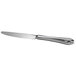 A Reserve by Libbey stainless steel dinner knife with a silver handle.