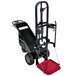 A black Magliner motorized hand truck with red accents.