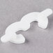 3/4" White Molded Plastic Number 3 Deli Tag Insert - 50/Set Main Thumbnail 2