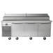 Traulsen TS090HT 90" Salad / Pizza Prep Refrigerator with Three Doors - Specification Line Main Thumbnail 2