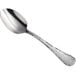 An Acopa Industry stainless steel teaspoon with a handle.