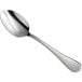 An Acopa Vernon stainless steel teaspoon with a silver handle and spoon.