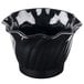 Cambro SRB5110 5 oz. Black Plastic Swirl Bowl - 24/Case Main Thumbnail 2