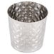 An American Metalcraft stainless steel cup with a textured surface.