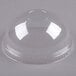 Dart Conex DNR626 Clear PET Dome Lid without Hole - 100/Pack Main Thumbnail 1