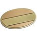 Cawley 1 3/4" x 2 1/2" Customizable Gold Premium Metal Oval Nametag Main Thumbnail 3
