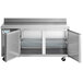Avantco SS-WD-2R 67" Stainless Steel Extra Deep Worktop Refrigerator with 3 1/2" Backsplash Main Thumbnail 5