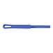 A blue rectangular plastic broom with a blue handle and white border.