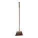 A Carlisle Sparta Duo-Sweep broom with a long brown handle.