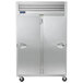 Traulsen G20016P 2 Section Solid Door Pass-Through Refrigerator - Right / Left Hinged Doors Main Thumbnail 1
