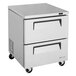 Turbo Air TUR-28SD-D2-N Super Deluxe 28" Undercounter Refrigerator with Two Drawers Main Thumbnail 1