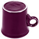 A purple Fiesta China mug with a handle.