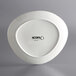 Acopa Nova 10 1/4" Cream White Organic Coupe Stoneware Plate - 12/Case Main Thumbnail 4