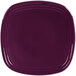 A purple square Fiesta salad plate with a small rim.