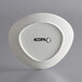 Acopa Nova 7 1/4" Cream White Organic Coupe Stoneware Plate - 36/Case Main Thumbnail 4