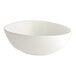 An Acopa Nova cream white stoneware bowl.