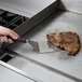 Mercer Culinary M18350 Hell's Handle® High Heat 8" x 4" Heavy-Duty Square Edge Turner Main Thumbnail 4