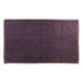 A purple hand towel with a white border.