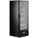 Beverage-Air MMF12HC-1-B MarketMax 24" Black Glass Door Merchandiser Freezer - 11.9 Cu. Ft. Main Thumbnail 1