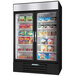 Beverage-Air MMF44HC-1-B-EL MarketMax 47" Black Glass Door Merchandiser Freezer with Electronic Lock - 44 cu. ft. Main Thumbnail 1