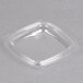 Dart C816BDL PresentaBowls Pro Clear Square Lid for 8, 12, and 16 oz. Square Plastic Bowls - 504/Case Main Thumbnail 2
