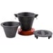 Chef Master Hibachi Set with Cast Iron Grill, Wooden Base, and Fuel Holder Main Thumbnail 6