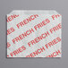 Carnival King 4 1/2" x 3 1/2" Small Printed French Fry Bag - 500/Pack Main Thumbnail 3