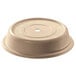 Cambro 806CW133 Camwear Camcover 8 7/16" Beige Plate Cover - 12/Case Main Thumbnail 1