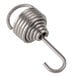 A close-up of a metal spiral with a hook on the end, the CMA 00105.81 Replacement Drain Spring.