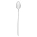 A Walco stainless steel iced tea spoon with a black handle on a white background.