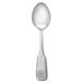 A Libbey stainless steel teaspoon with a design on the handle.
