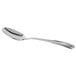 A Libbey stainless steel tablespoon with a coral pattern on the handle.