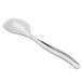 Sabert UM72S 10" Disposable Silver Plastic Serving Spoon - 72/Case Main Thumbnail 4