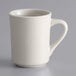 A white Libbey stoneware mug with a handle.