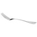 A Libbey Kendra stainless steel dinner fork with a silver handle.