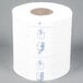 A white roll of Merfin 2-ply paper towels with blue and white symbols on the packaging.