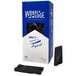 Wobble Wedge Tapered Black Hard Polypropylene Installation Table Wedge / Table Stabilizer - 75/Pack Main Thumbnail 6