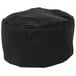 Mercer Culinary Millennia® Customizable Black Mesh Top Baker's Skull Cap / Pill Box Hat M60075BK - Regular Size Main Thumbnail 3