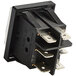 A black Avantco Equipment dual covered on/off switch with metal parts and four wires.