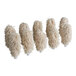 A set of ten beige replacement brushes for the Noble Warewashing GP1600 Glass Genie.