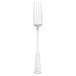 A silver Walco Chanteclair table fork with a white handle.