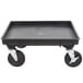 Vollrath 1697-06-LC2 Traex® Recycled Black Rack Dolly Base (No Handle) - 21" x 21" Main Thumbnail 3