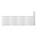 A row of metal grids on a white background.