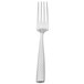 A Walco stainless steel salad fork with a textured handle.