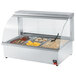 A Vollrath Cayenne countertop hot food display case with various foods inside.