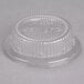 Cambro CLSRB5152 Clear Dome Lid for Cambro SRB5 5 oz. Plastic Swirl Bowls - 1000/Case Main Thumbnail 3
