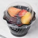 Cambro CLSRB5152 Clear Dome Lid for Cambro SRB5 5 oz. Plastic Swirl Bowls - 1000/Case Main Thumbnail 7